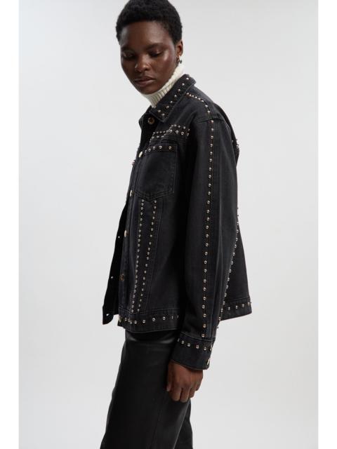 Denim Studded Jacket