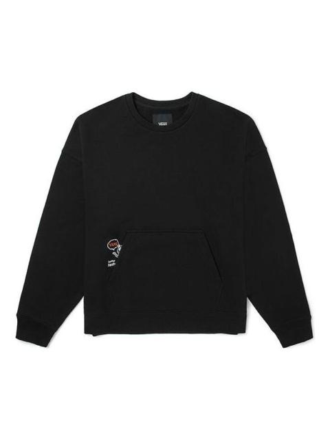 Vans AP OTW Test Fleece Crew Sweater 'Black White' VN0A54OLBLK