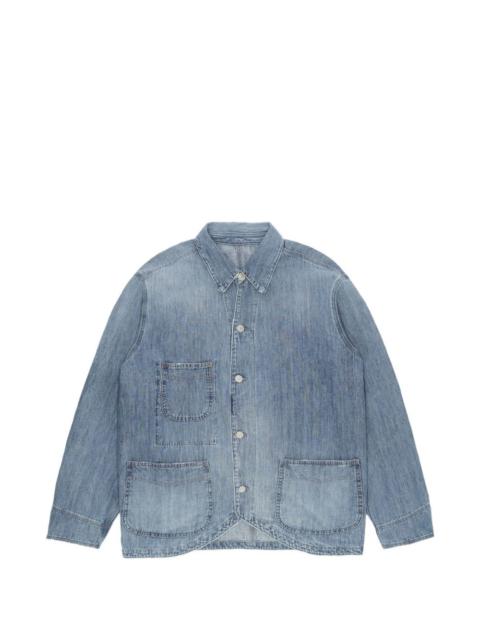 chest-pocket denim jacket