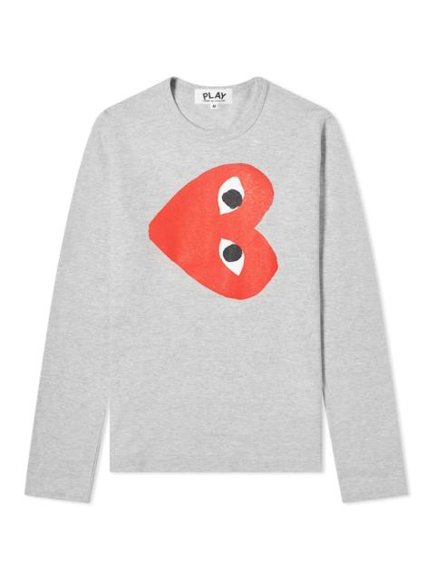 Comme des Garcons Play Women's Long Sleeve Rotate Heart Tee