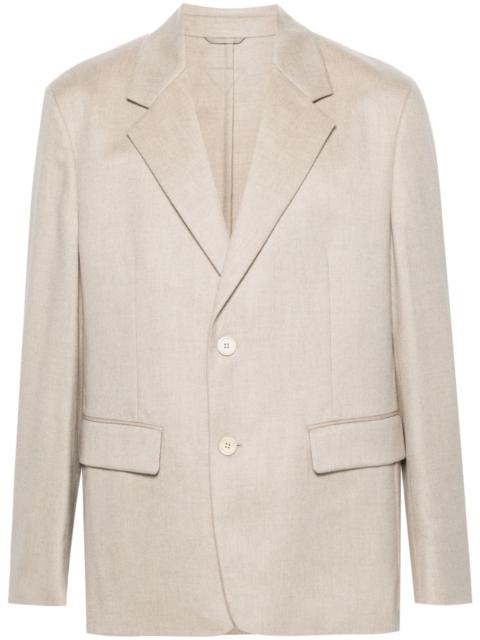 triangle-logo cashmere blazer