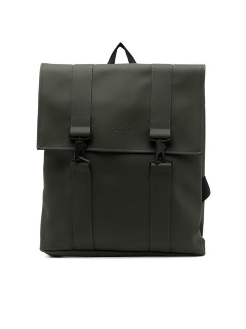 MSN logo-debossed backpack