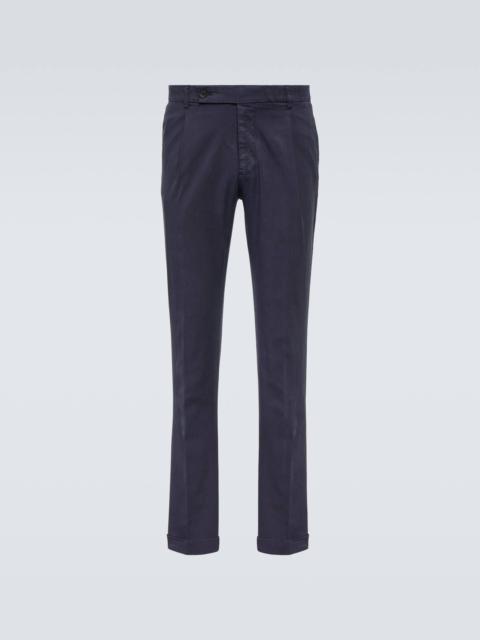 Mid-rise slim chinos