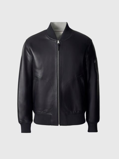 EASTON-SA 2-in-1 Reversible Leather Bomber Jacket