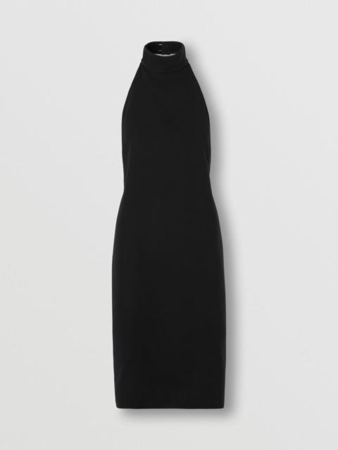 Silk Cady Funnel Neck Bib