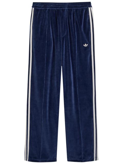 Adidas X Wales Bonner X Wales Bonner Straight-leg Velour Track Pants