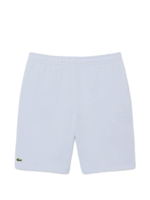 elasticated-waist track shorts