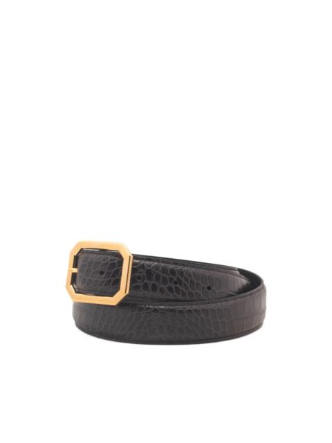 octagonal buckle belt