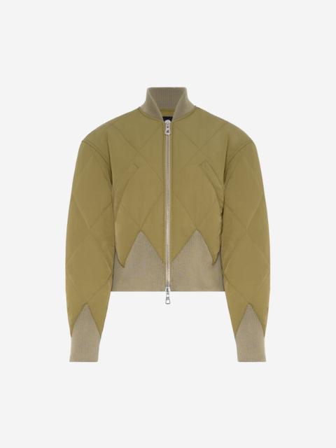 THE KHAKI DIAMOND BOMBER JACKET