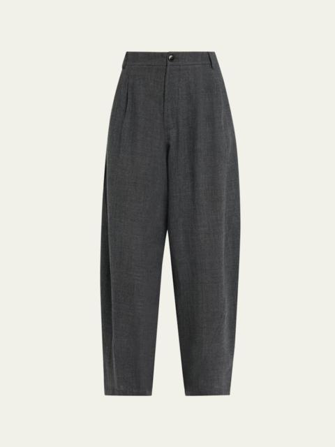 Phebe Wide-Leg Japanese Wool Pants