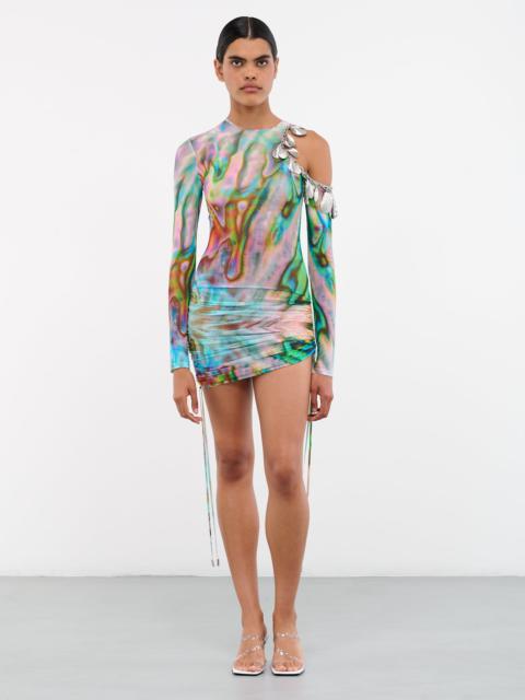 Mother Of Pearl Shell Mini Dress