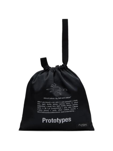 Black Drawstring Pouch