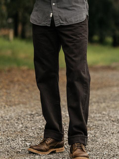 The Barrel Classic Straight Natural Slub - Carob 14oz Selvedge