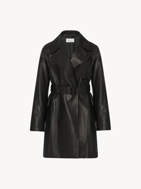 Siempra Coat in Leather