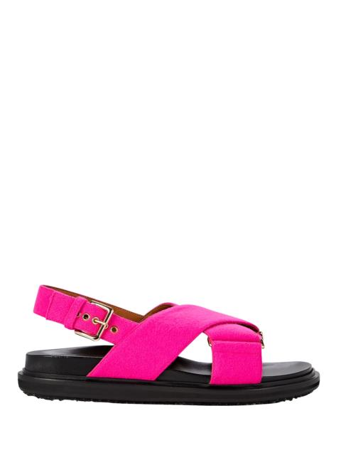 Fussbett Felt Slingback Sandals