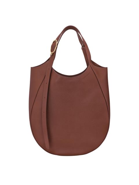Le Foulonné XL Tote bag Coffee - Leather