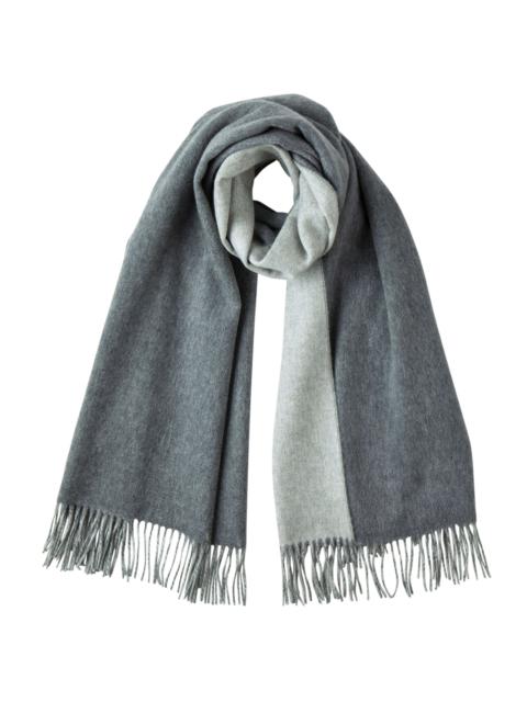 Contrast Reversible Cashmere Stole
