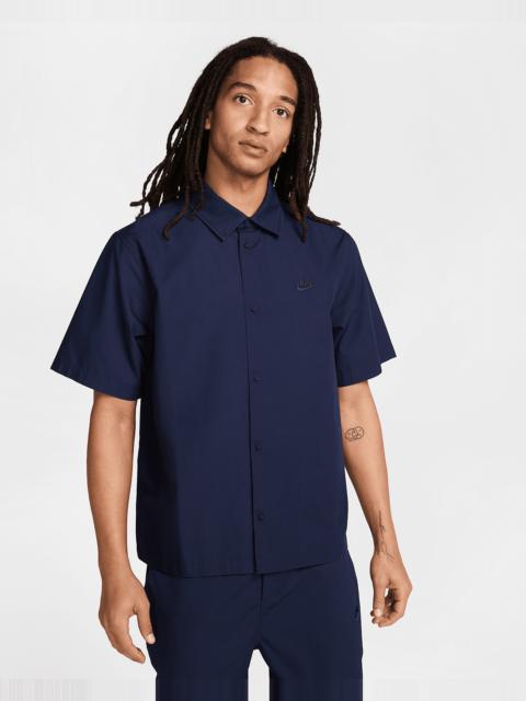 Nike Club Men's Short-Sleeve Button-Down Shirt