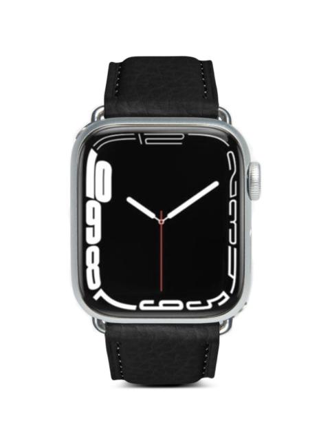 Apple Watch grained polished metal watch accessory