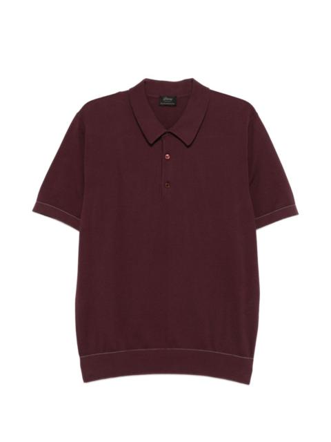 button collared polo shirt