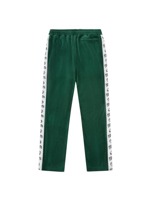 SMALL ARCH LOGO TAPED VELOUR TRACK PANT