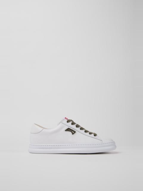 White Leather Sneakers for Women.