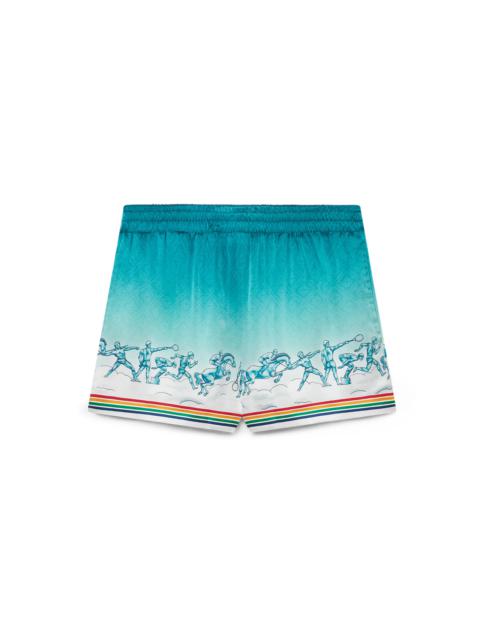 La Déesse Du Stade Silk Shorts
