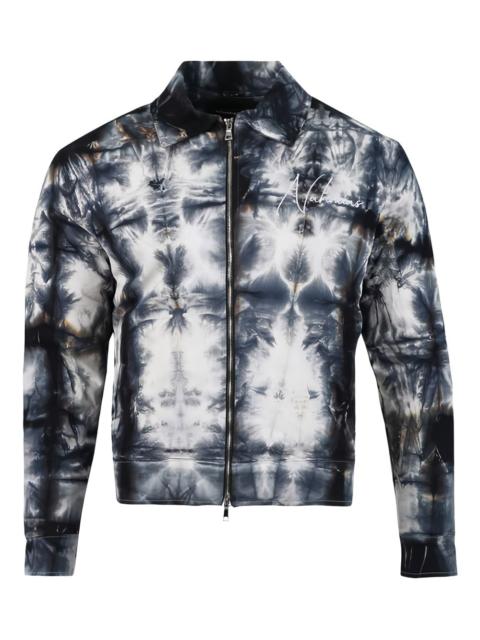 tie-dye padded jacket