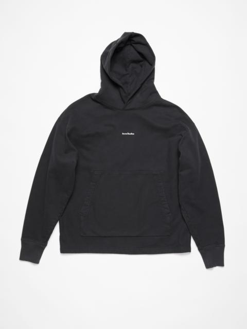 Logo hooded sweatshirt - Black