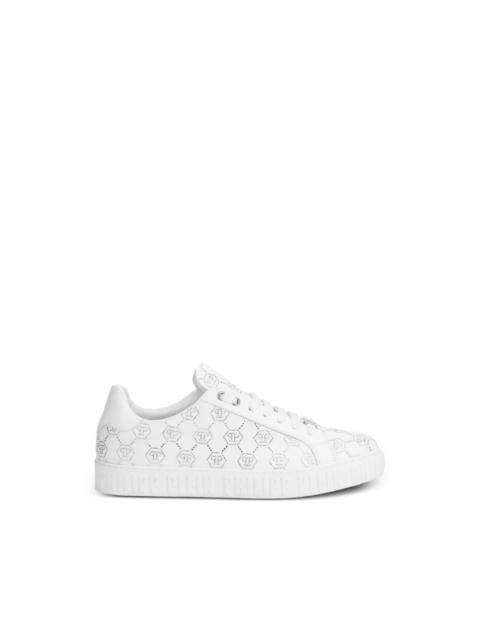 Carson monogram strass low-top sneakers
