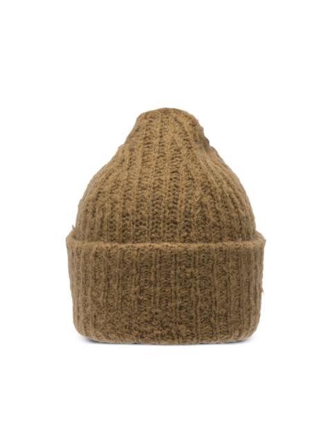 ribbed beanie hat