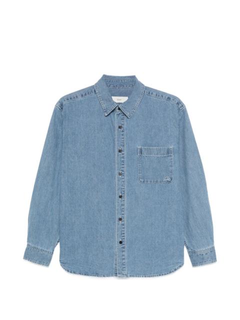 pocket button-up shirt