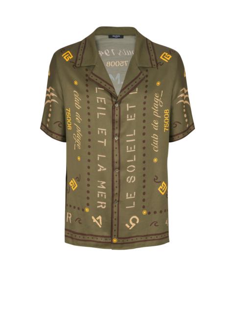 Shirt with Balmain Club print