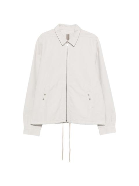 zip-up shirt jacket