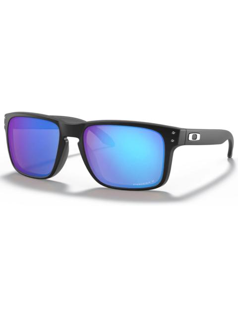 Oakley Holbrook Sunglasses Matte Black/Prizm Sapphire Polarized (OO9102-F055)