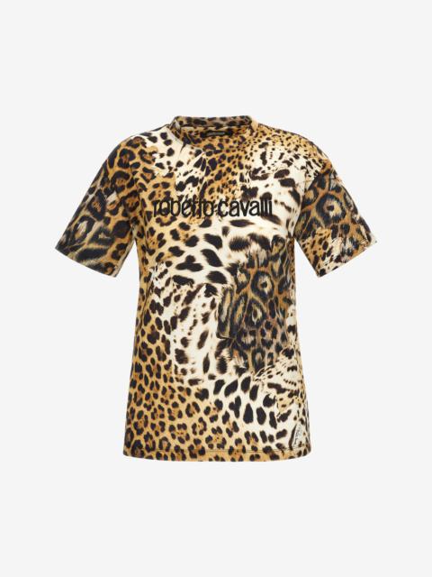 T-shirt with Jaguar Skin print