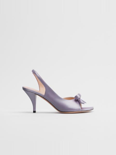 Dior Bow Heeled Slingback Sandal