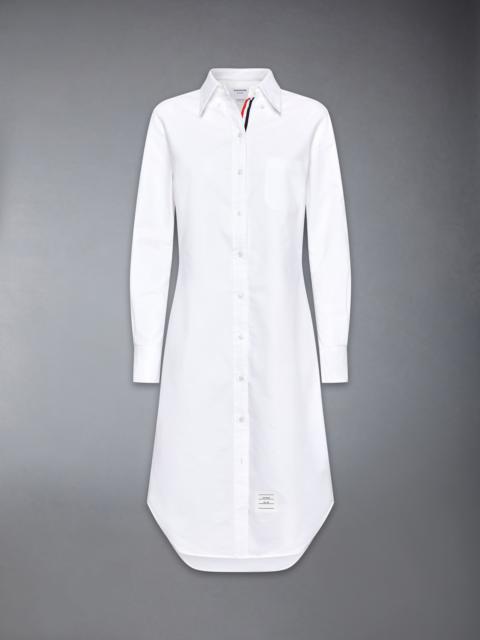 Oxford Grosgrain Placket Classic Shirtdress