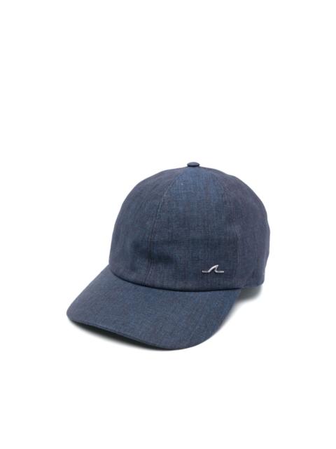 linen baseball cap