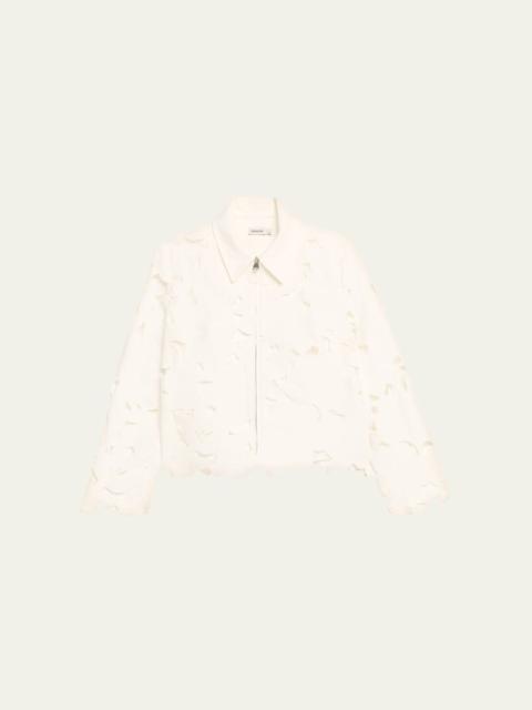 Quinn Floral Cut-Out Jacket