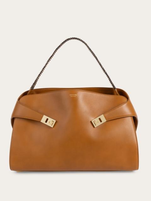 Hug soft bicolor shoulder bag (L)