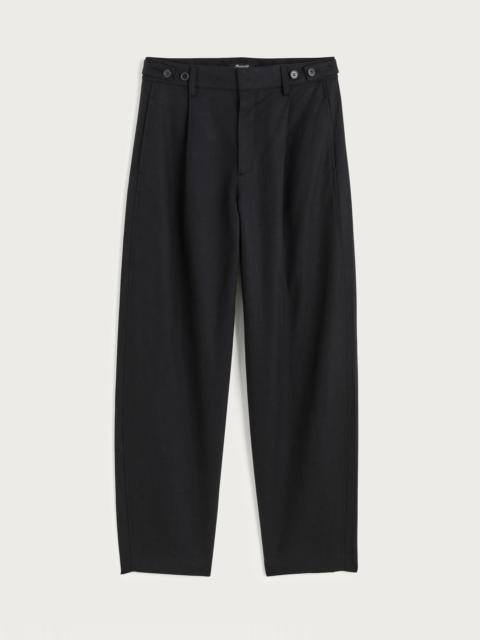 The Barrel-Leg Pant in Drapey Twill