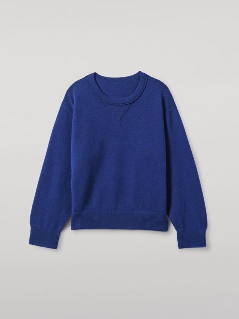 Stella Blue Cashmere Sweatshirt