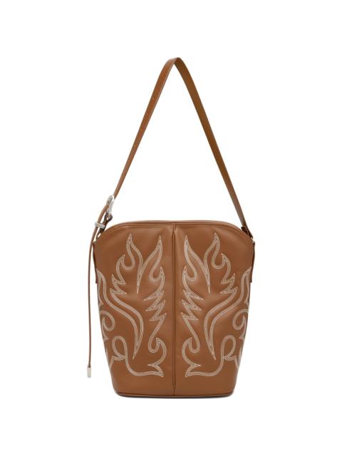 Tan Western Shoulder Bag