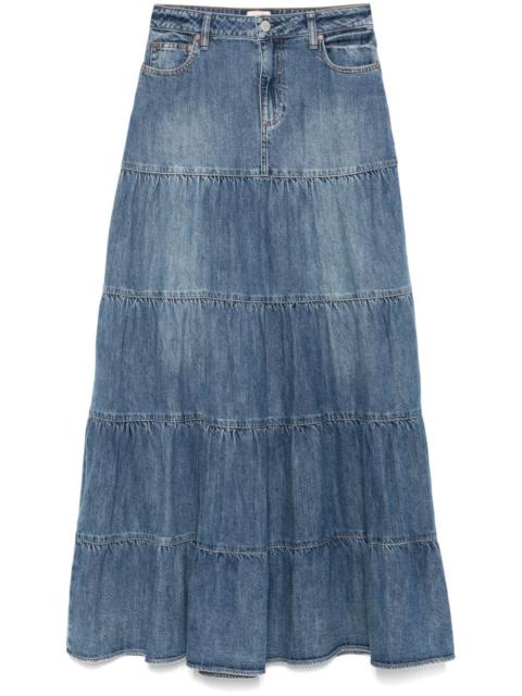 denim maxi skirt