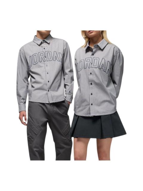 Air Jordan Flight Oxford Long Sleeve 'Obsidian White' IB0318-451