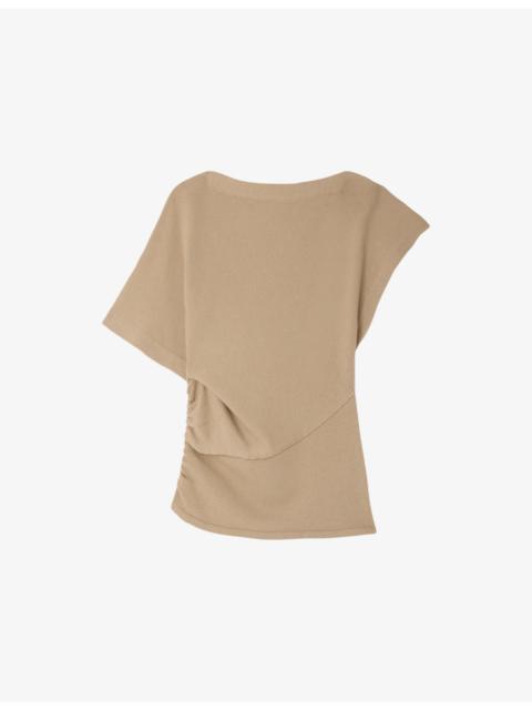 Dalina Short-Sleeved Cotton-Blend Jumper