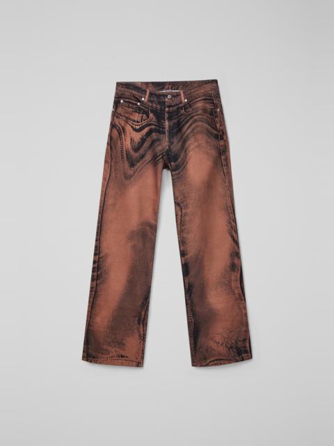 Brown-black Denim Jeans