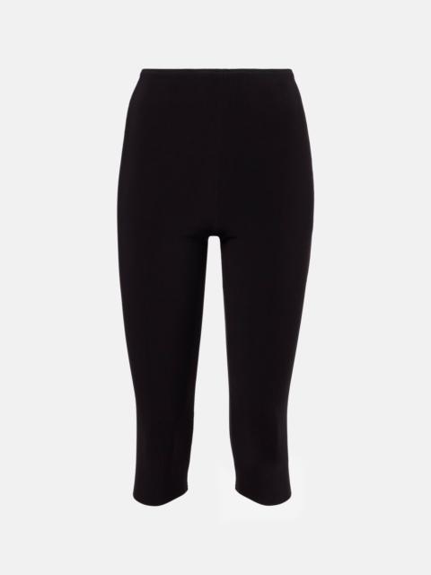 Capri high-rise leggings