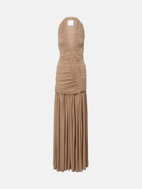 Orion gathered ruched gown